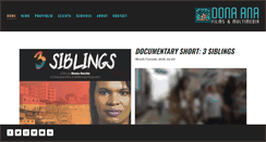Desktop Screenshot of donaanafilms.com