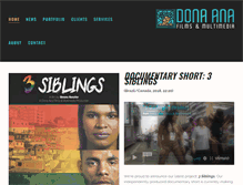 Tablet Screenshot of donaanafilms.com